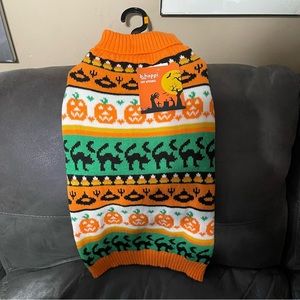 BNWT Halloween Dog Puppy Sweater Knit Size Large Soft Stretchy